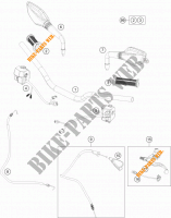 HANDLEBAR / CONTROLS for KTM 200 DUKE WHITE ABS 2014